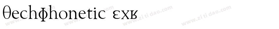 TechPhonetic Ex字体转换